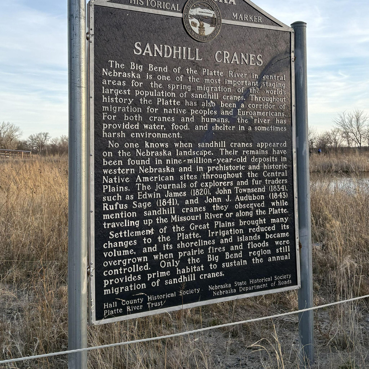 Bucket list item: Go see the crane migration in North Platte, NE!