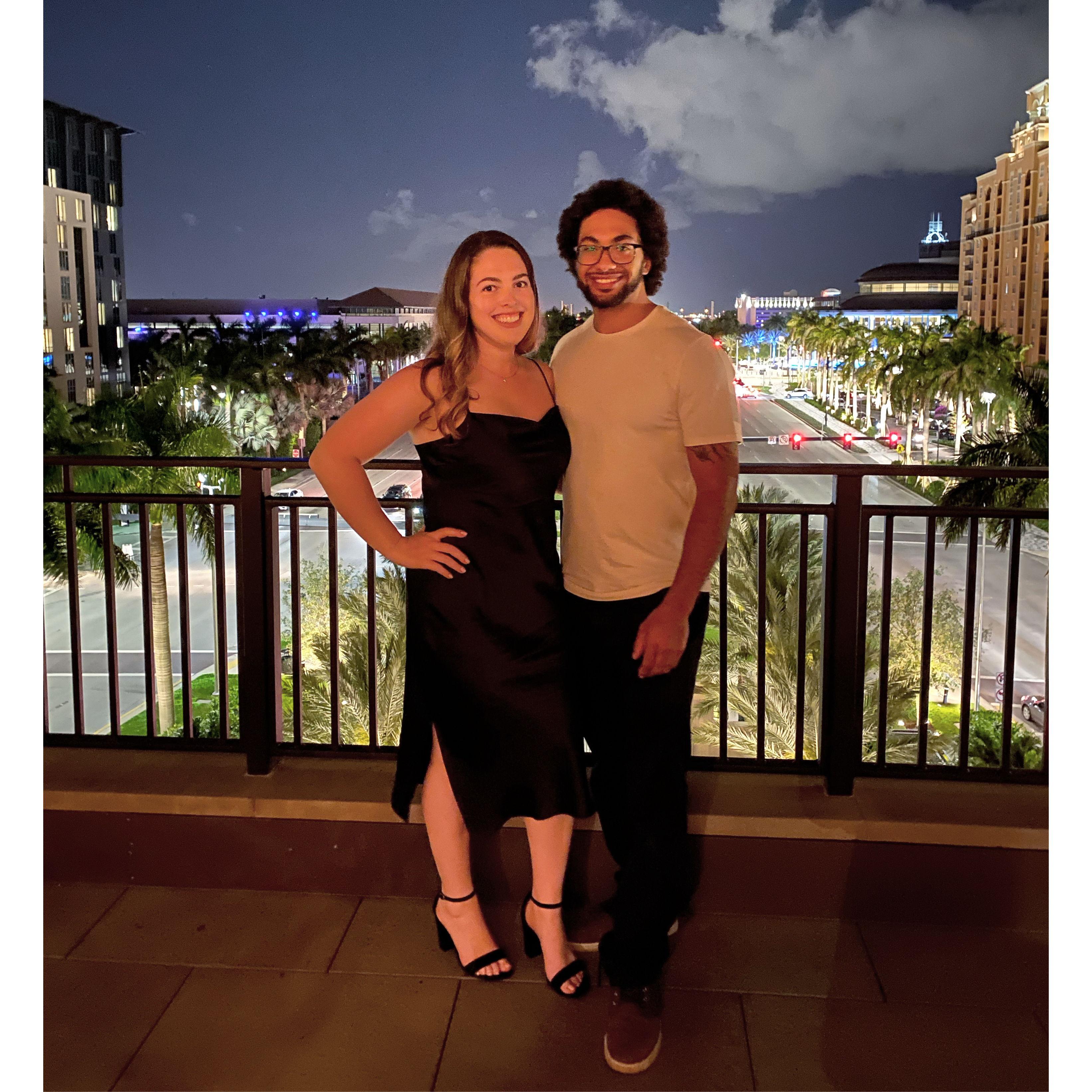 March 4, 2022: A surprise belated Valentine's dinner date at RH in Downtown West Palm Beach