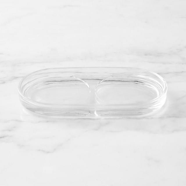 Hold Everything Glass Soap & Lotion Caddy, Clear