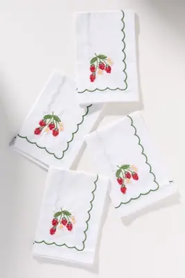 Berry Cotton Napkins, Set of 4