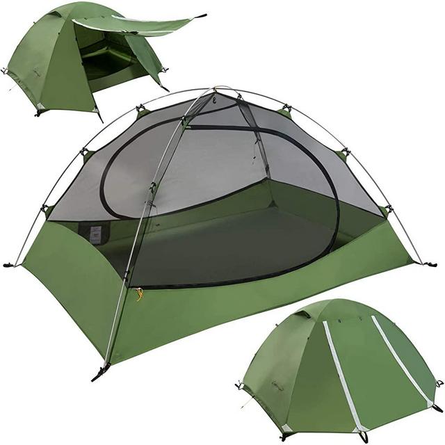 Clostnature Lightweight 2 and 3 Person Backpacking Tent - 3 Season Ultralight Waterproof Camping Tent, Large Size Easy Setup Tent for Family, Outdoor, Hiking and Mountaineering