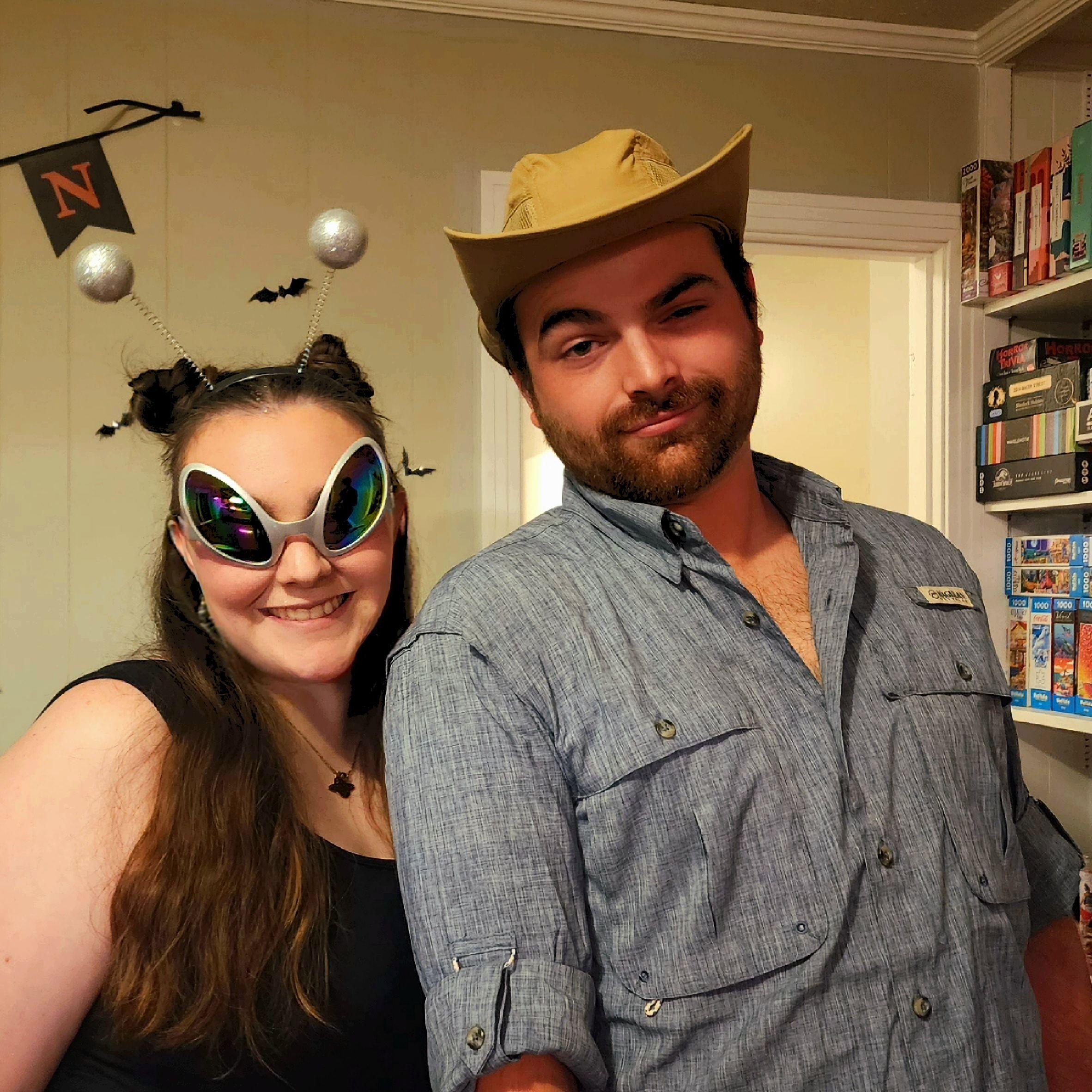 Halloween 2023, we were a cowboy and alien