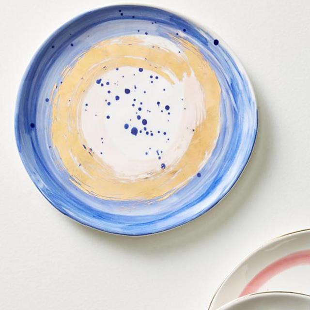 Mimira Canape Plate - IRIS BLUE