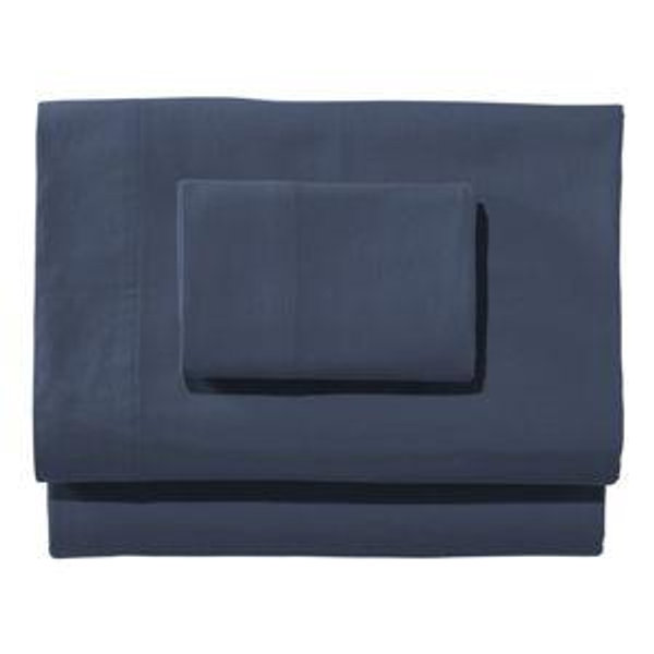 Ultrasoft Comfort Flannel Sheet Set (King - Mariner Blue)