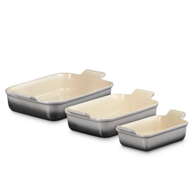 Heritage 3-Piece Rectangular Baking Dish Set