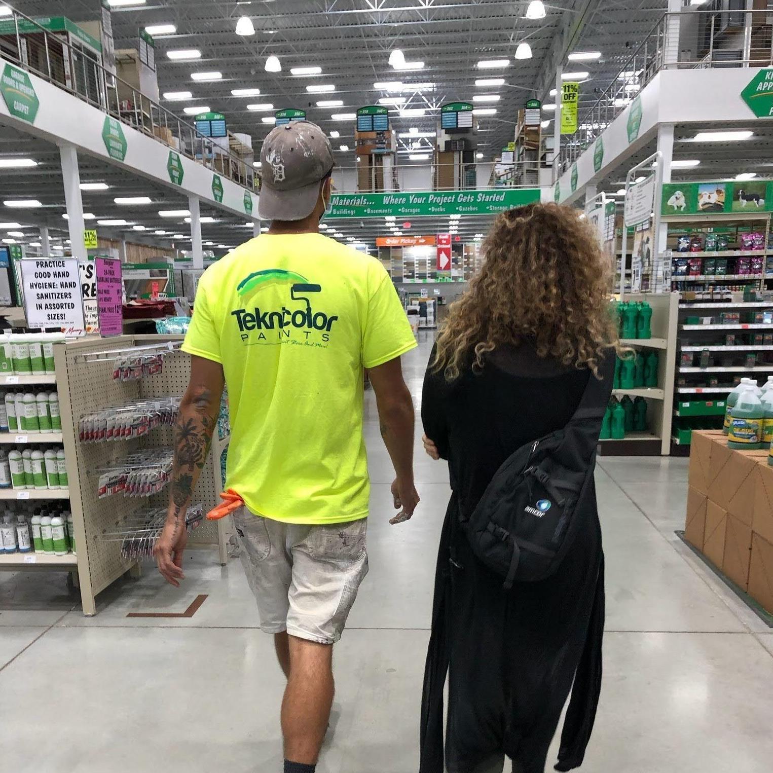 At Menards, in the middle of home/kitchen renovations