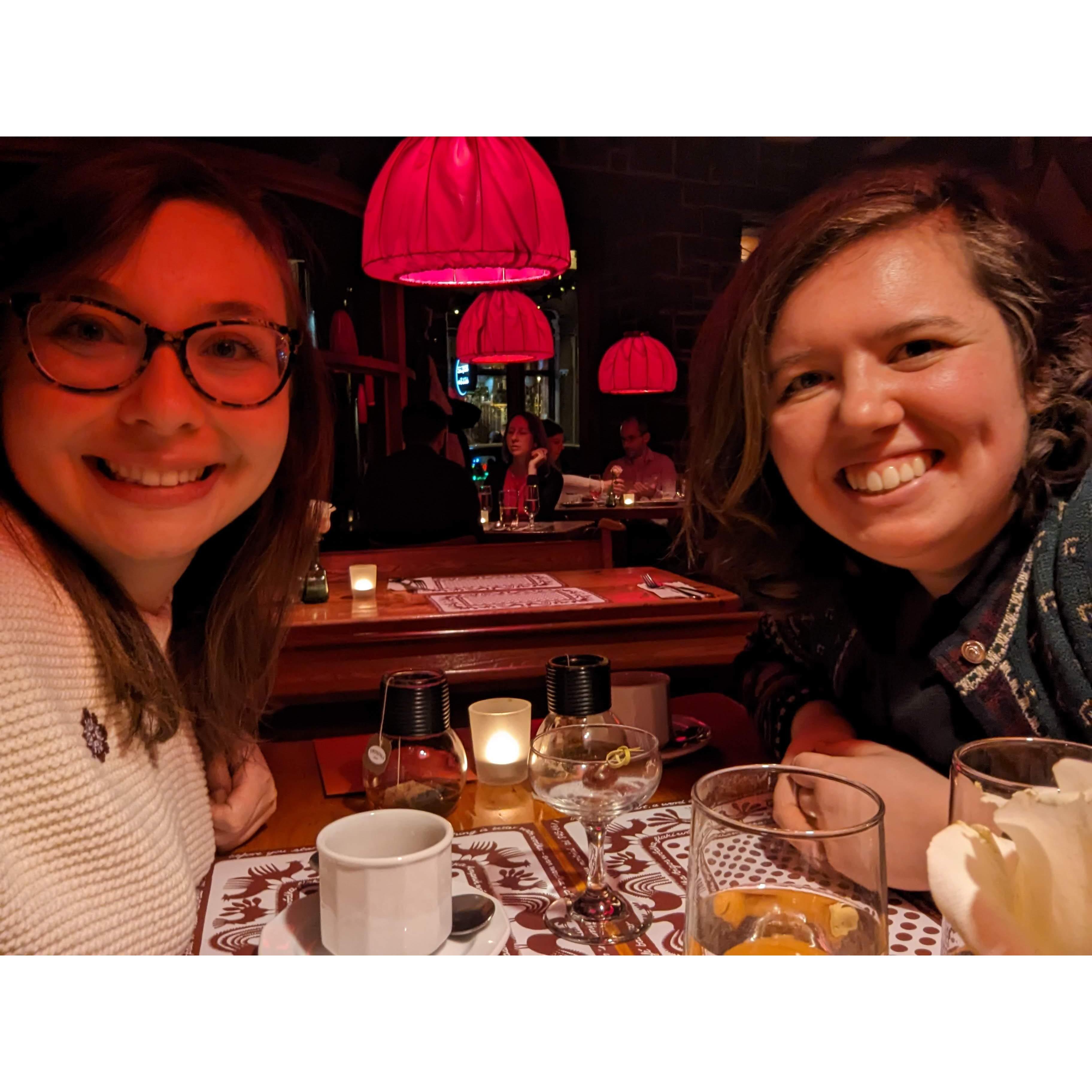 Valentine's Day tradition, dinner at Stash Café. (February 2023)