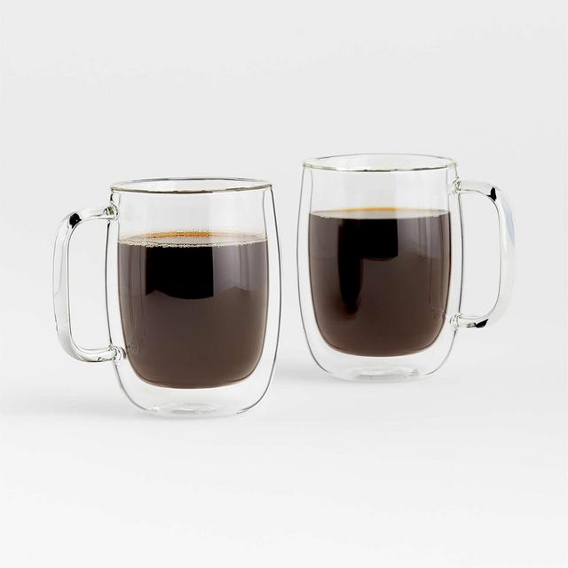 Zwilling Sorrento Plus Coffee Glass Mugs, Set of 2