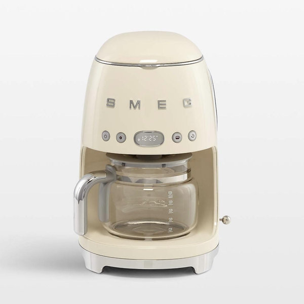 SMEG Cream Retro Drip Coffee Maker