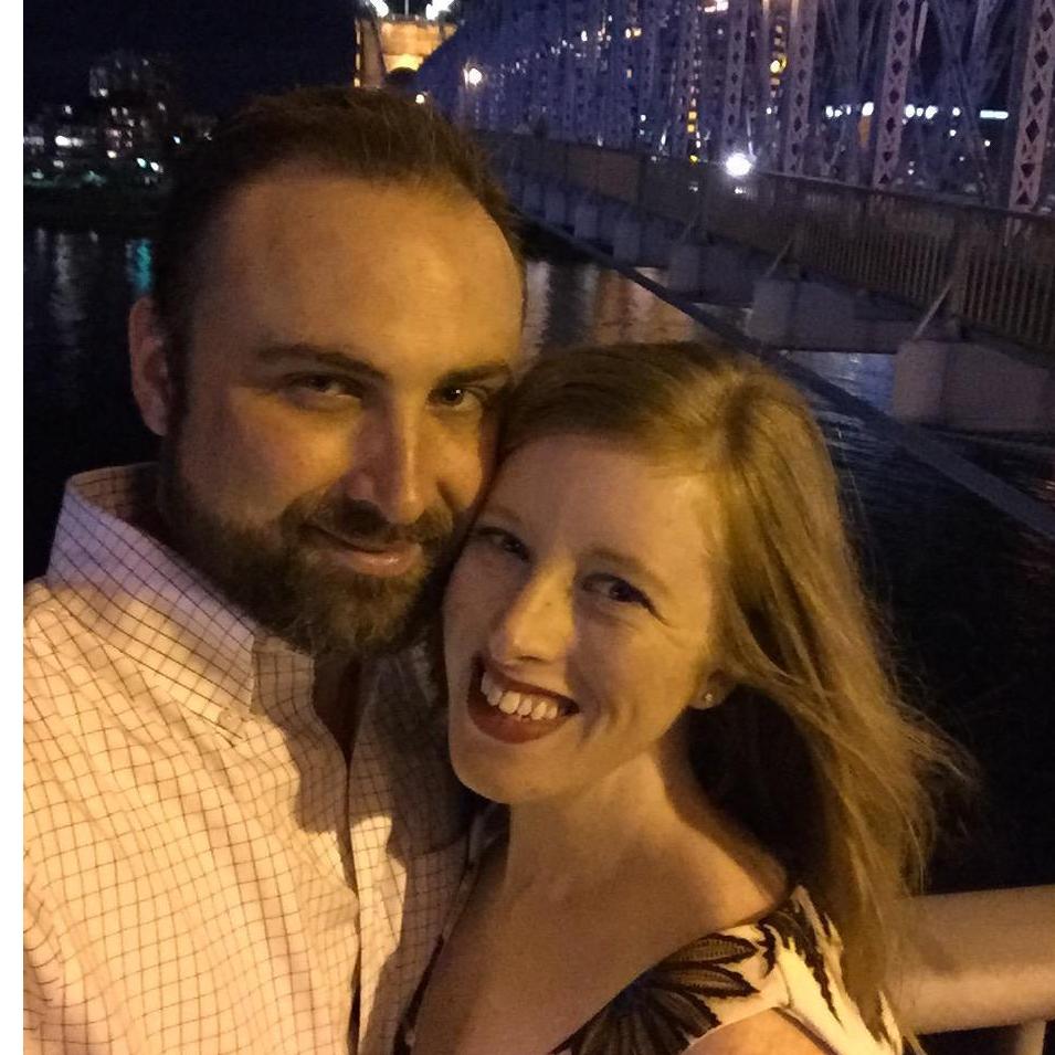 Cute couple in Cincinnati.