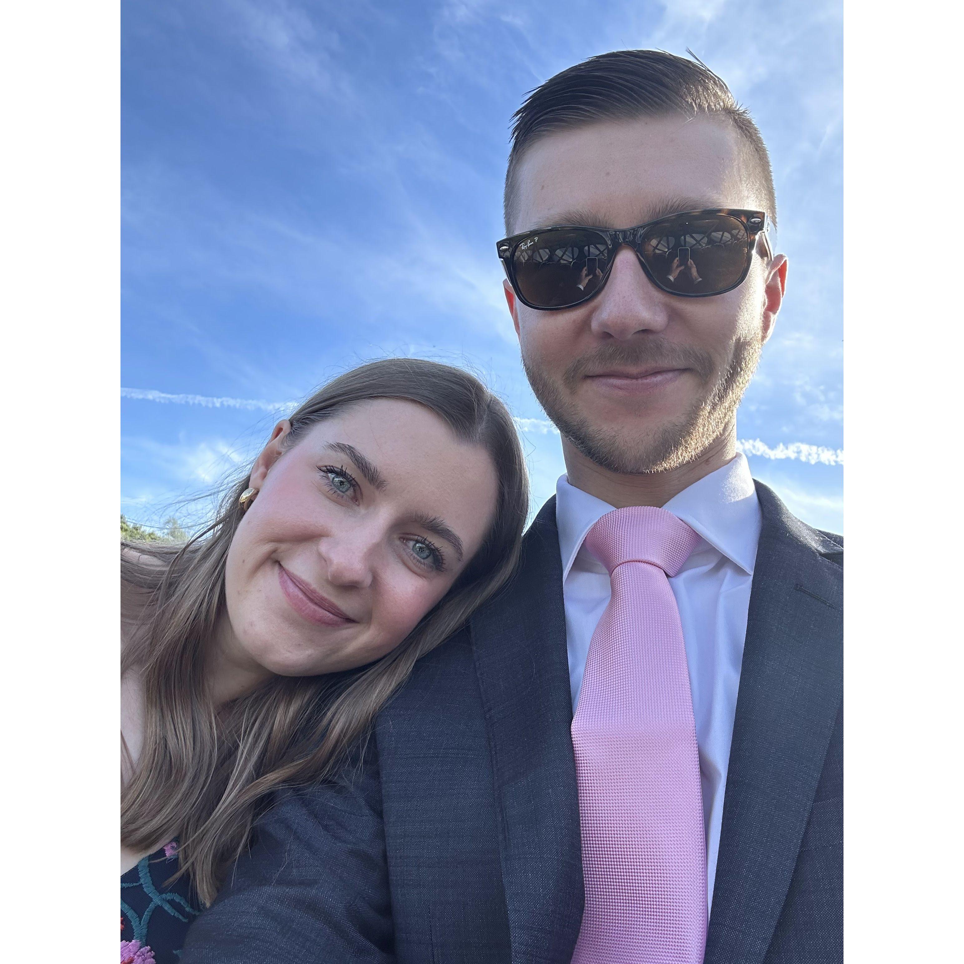 First vacation together to Palm Springs for a family wedding!