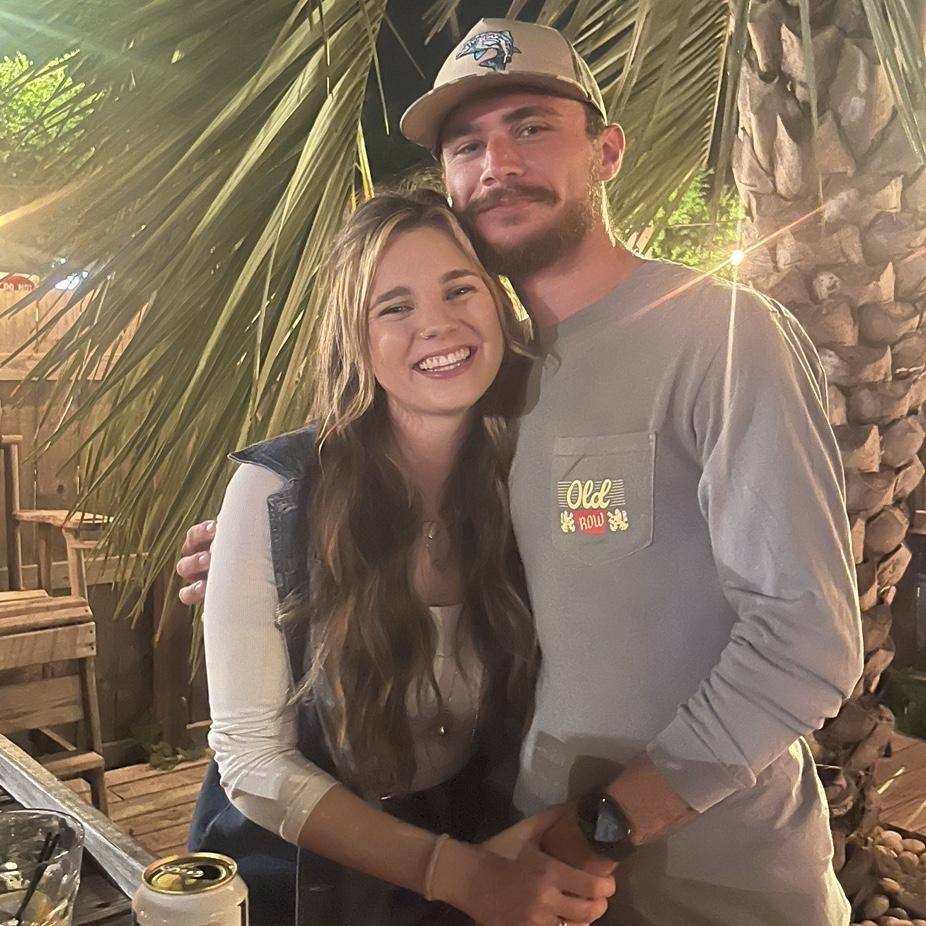 One of our many nights at Seven Mile Post having a drink and listening to a great band!