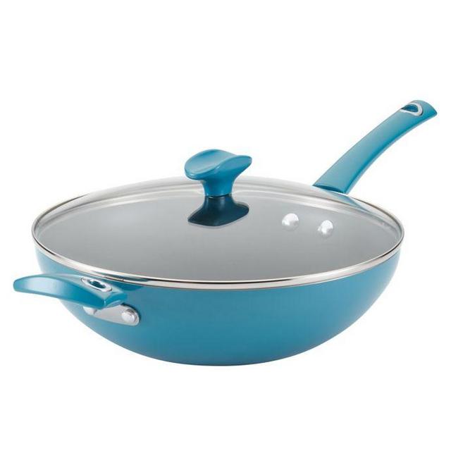 Rachael Ray™ Cityscapes Nonstick 11-Inch Covered Stir Fry Pan...