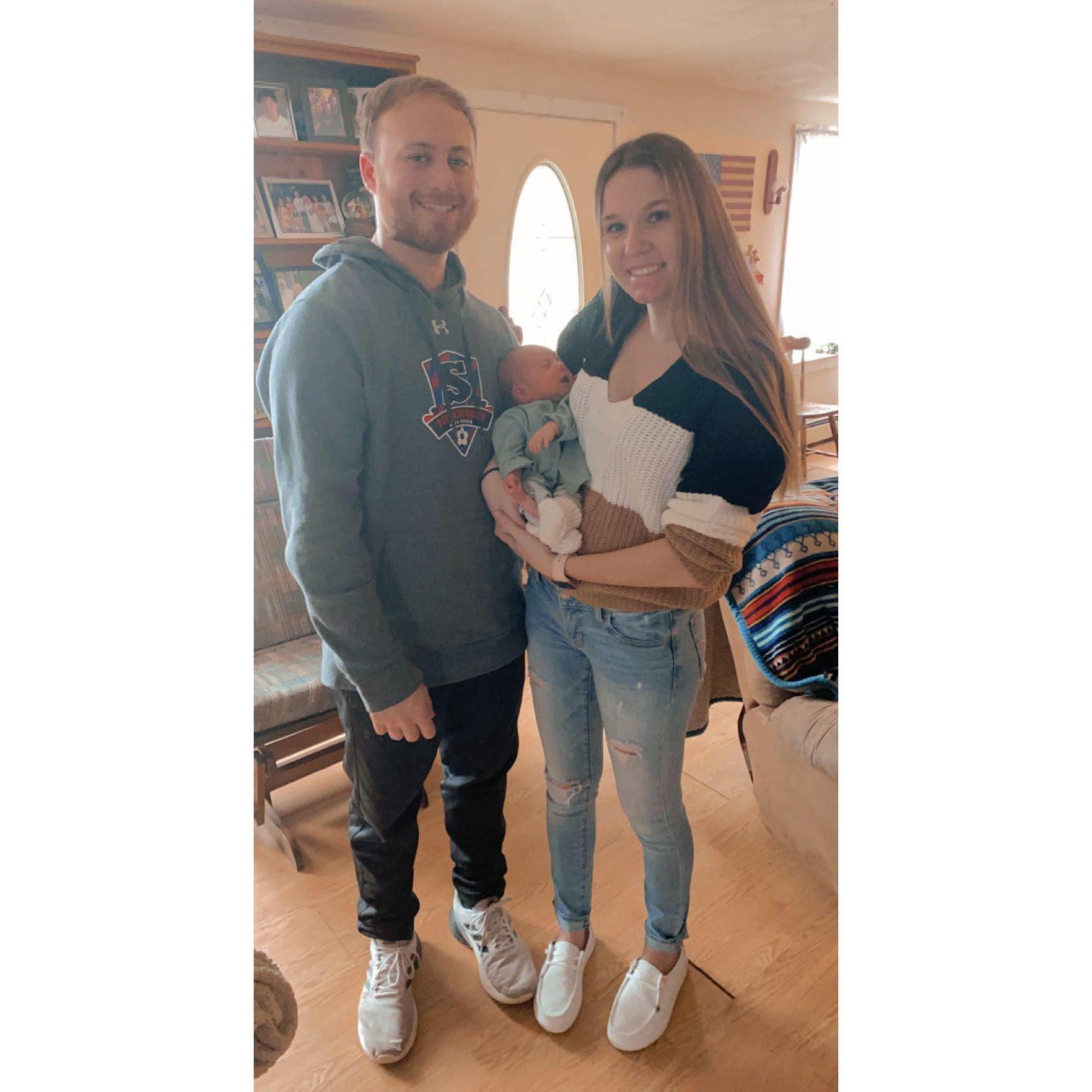 Our first New Years as mom & dad.