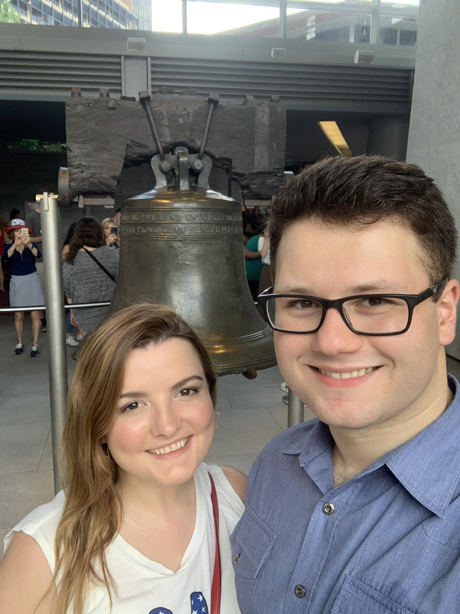 Visiting the Liberty Bell on Independence Day 2019!