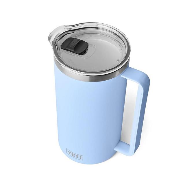 YETI Rambler 64 oz Pitcher, Vacuum Insulated, Stainless Steel with MagSlider Lid, Big Sky Blue