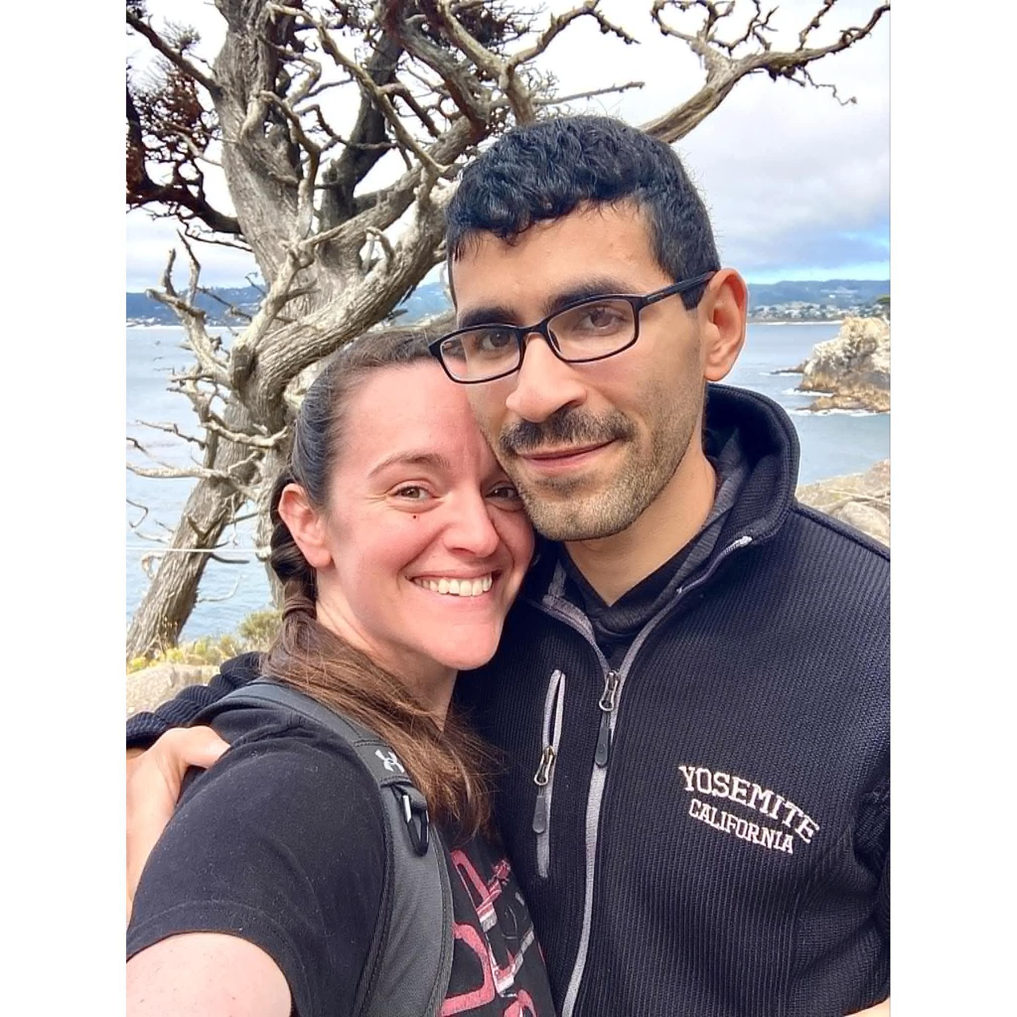 Hiking at Point Lobos, CA