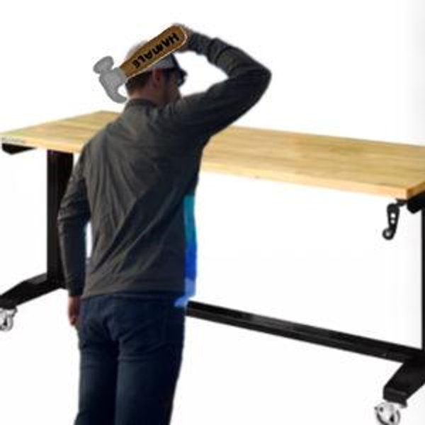 Husky Adjustable Height Workbench Table