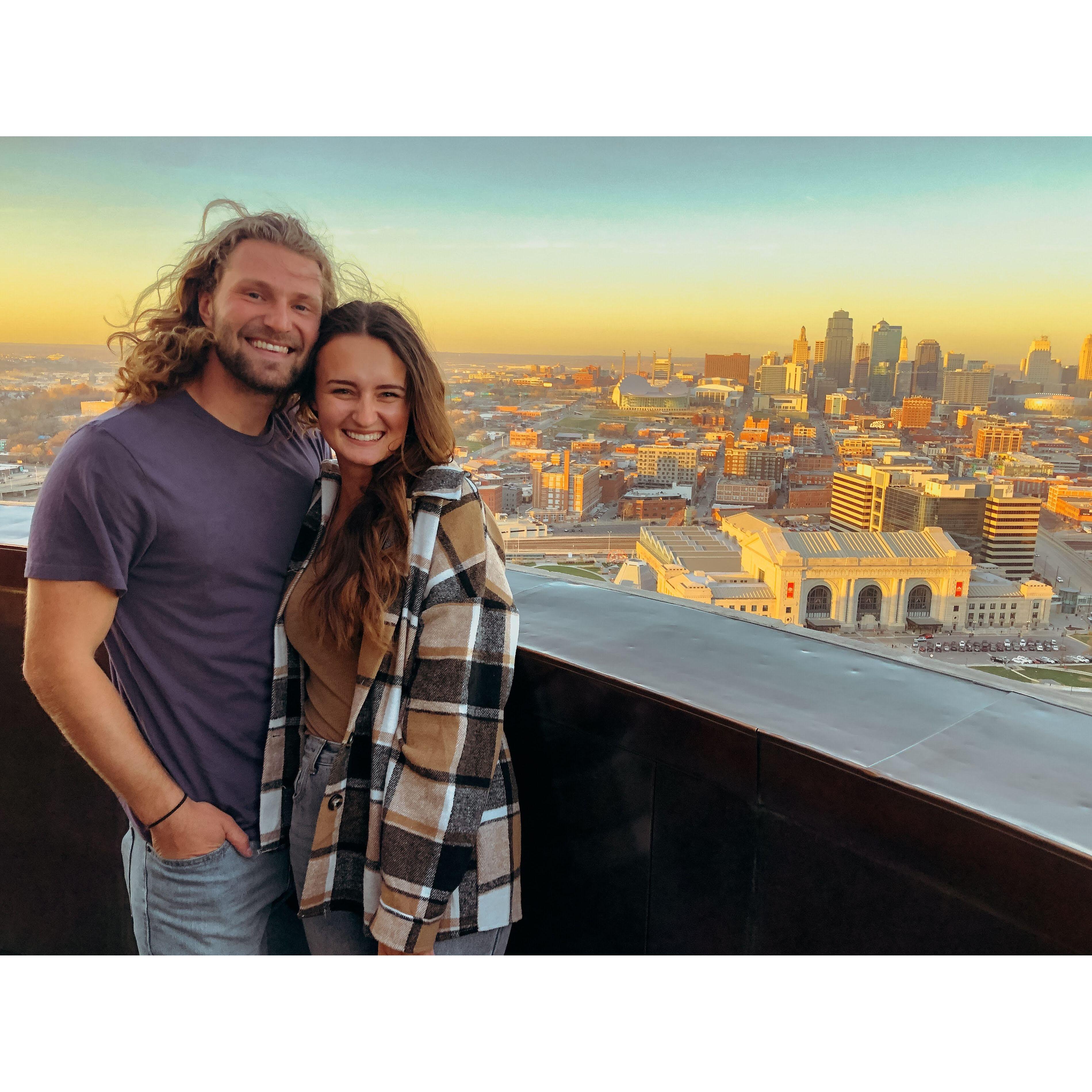 Our first date in Kansas City