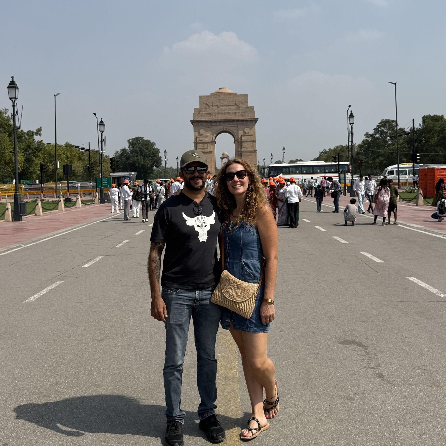 Our first date, Delhi.