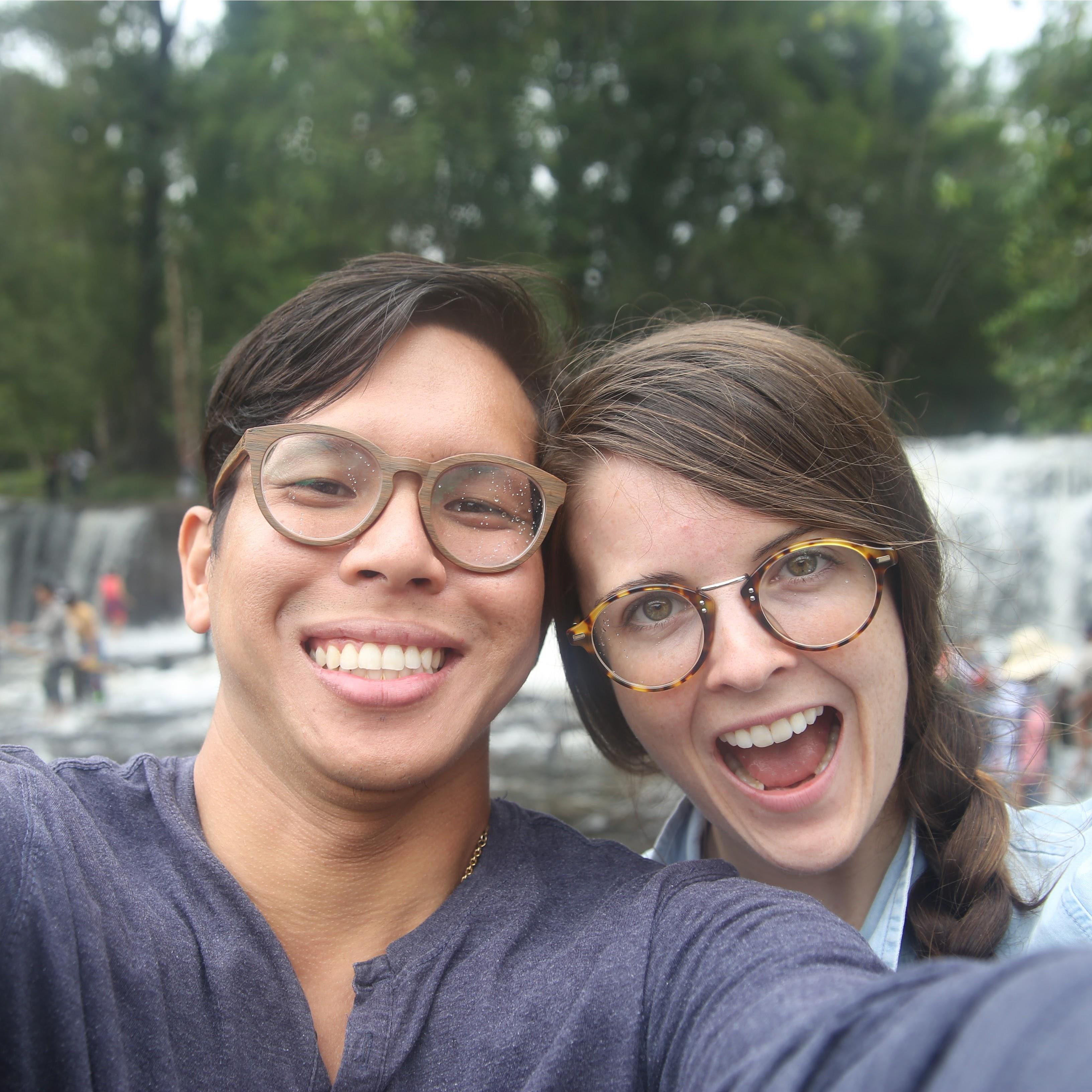 Waterfall in Phnom Kulen, Cambodia