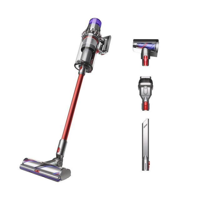 Dyson SV29 Outsize Cordless Vacuum Cleaner | Nickel/Red | Refurbished