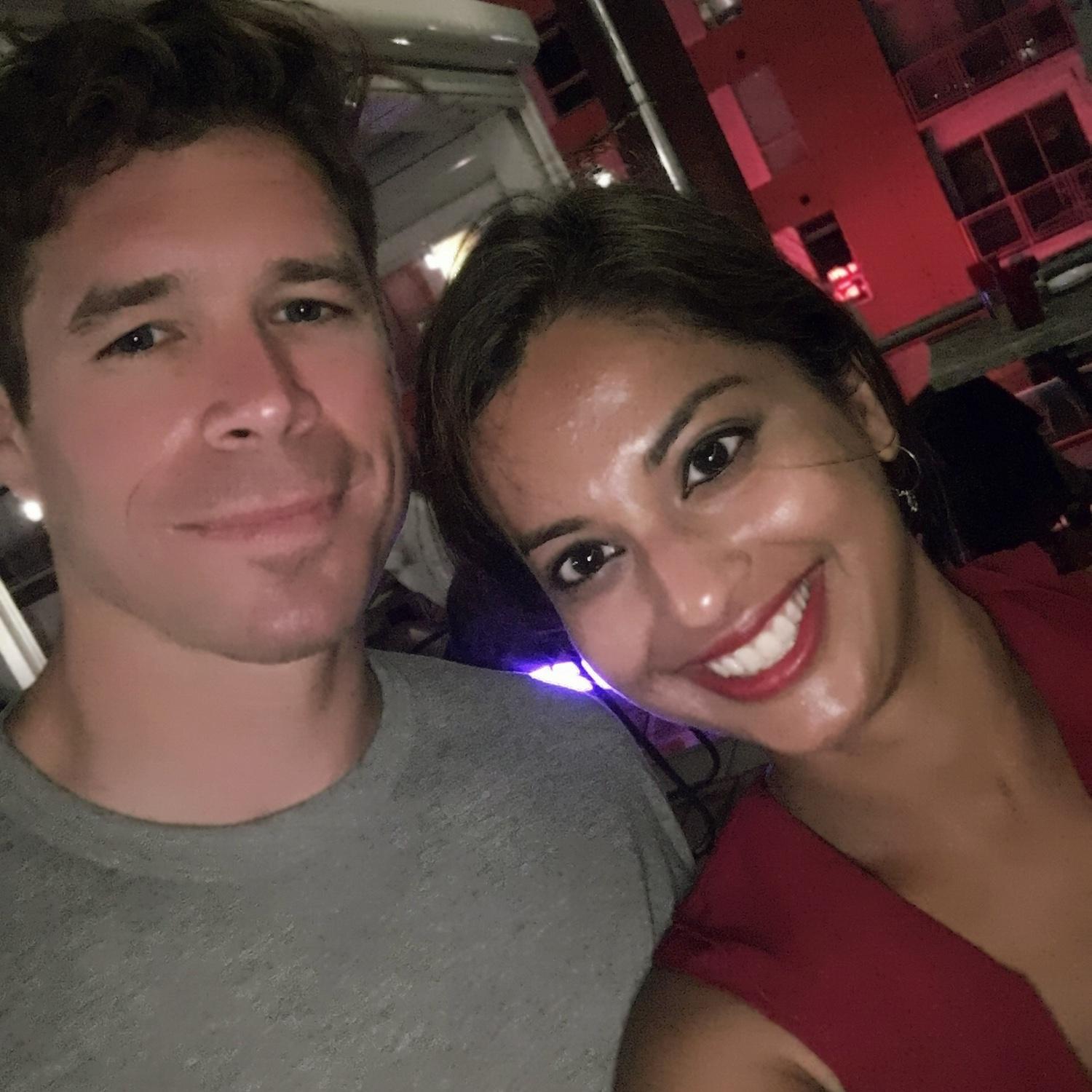 Celebrating our first anniversary since we met.