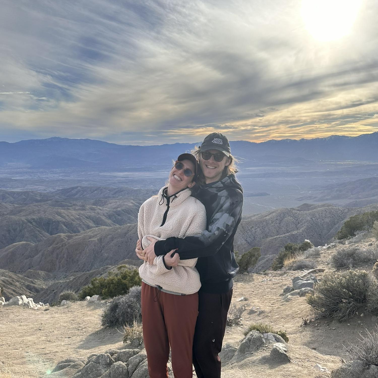 Joshua Tree trip with Gabe's family