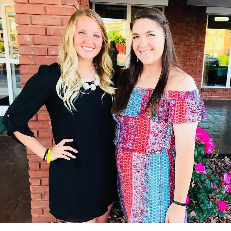 Haley and I at a Softball Ceremony