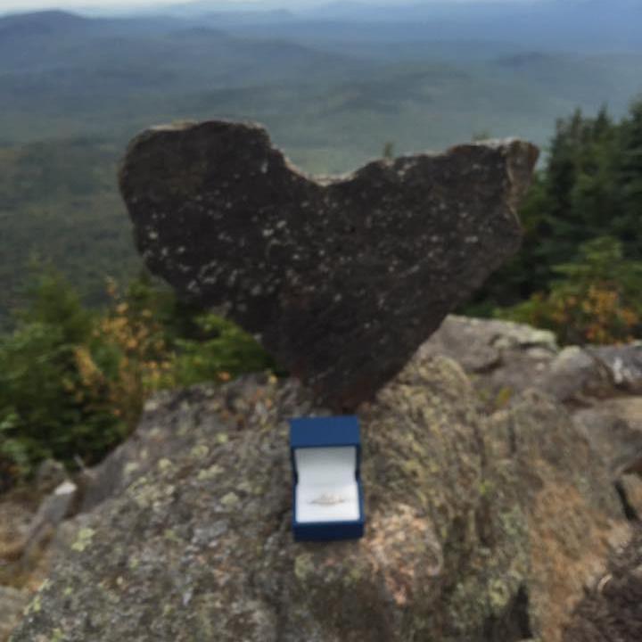 There was even a heart rock there, it was definitely meant to be!