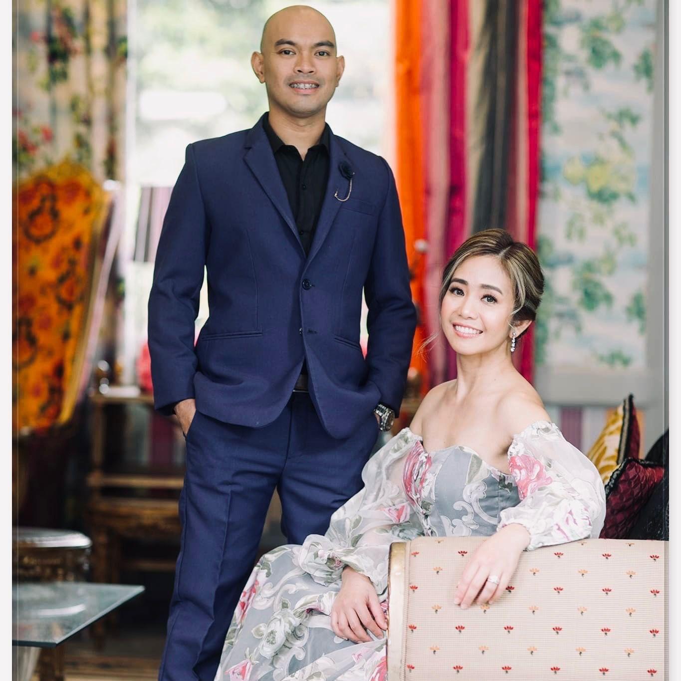 Chris, with his wife Princess.