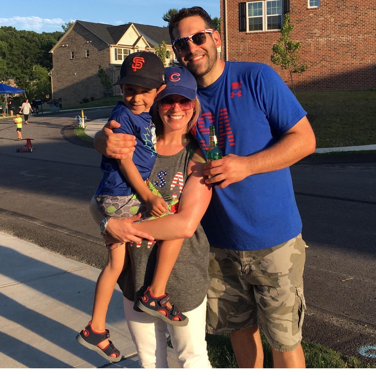 Family Cricket Match - July 2017