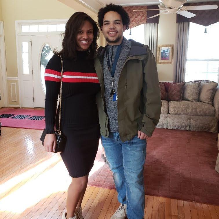 January 1, 2019: Trey's first time coming to Ashburn and meeting Gaby's family