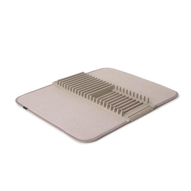 Udry Dish Rack & Drying Mat, Latte