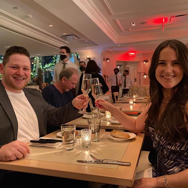 Anniversary dinner at Tavern on the Green