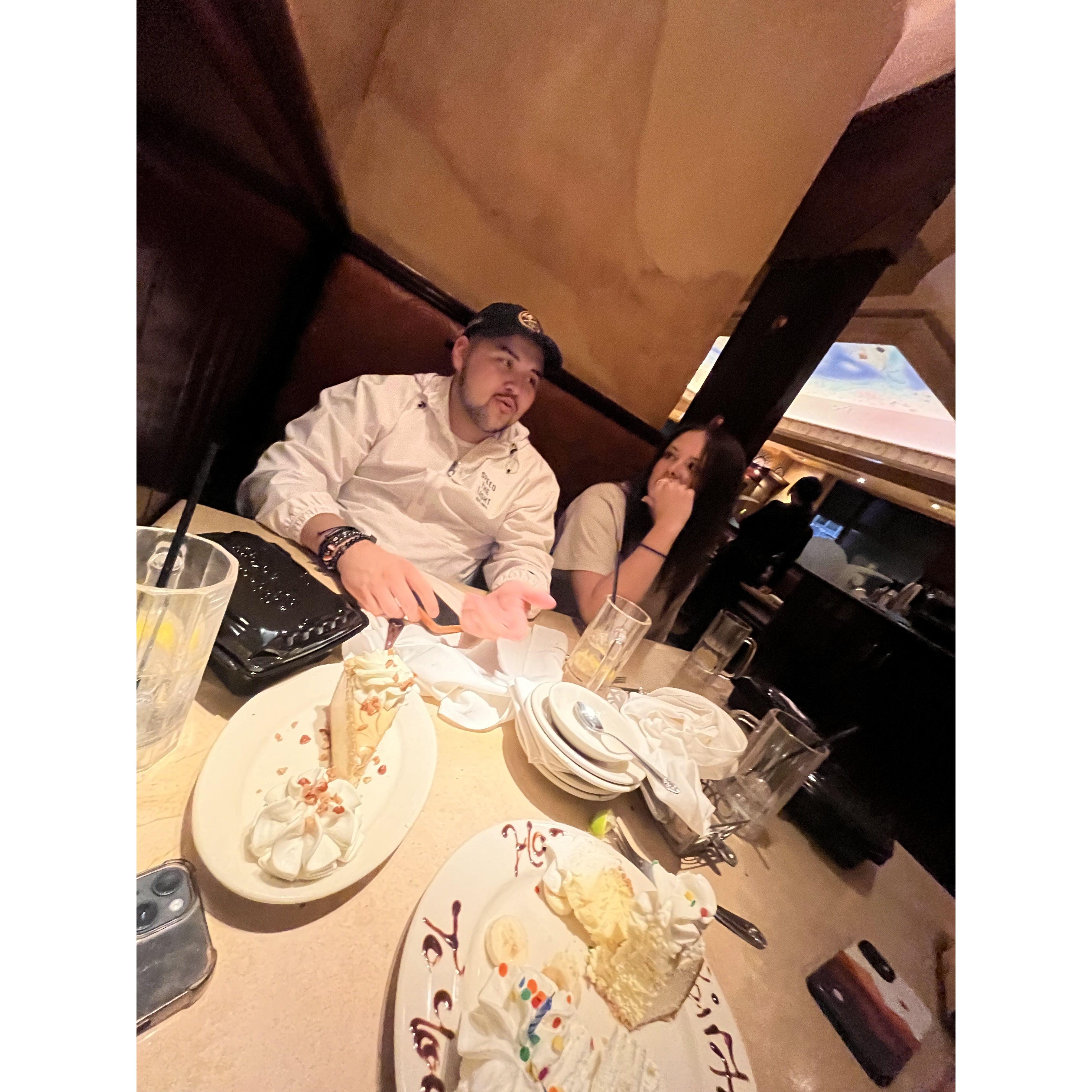 One of many "friendly" dinners ;)