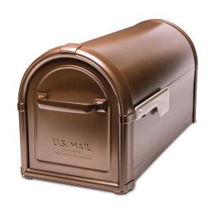 Hillsborough Post Mount Mailbox Copper