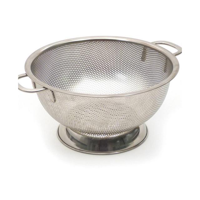 RSVP International Endurance Precision Pierced Stainless Steel 3 Quart Colander
