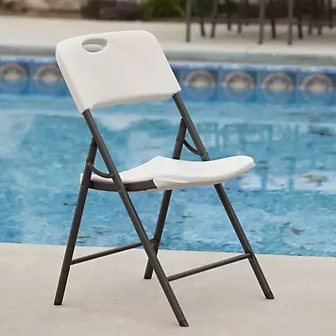 Lifetime Folding Chair - Almond