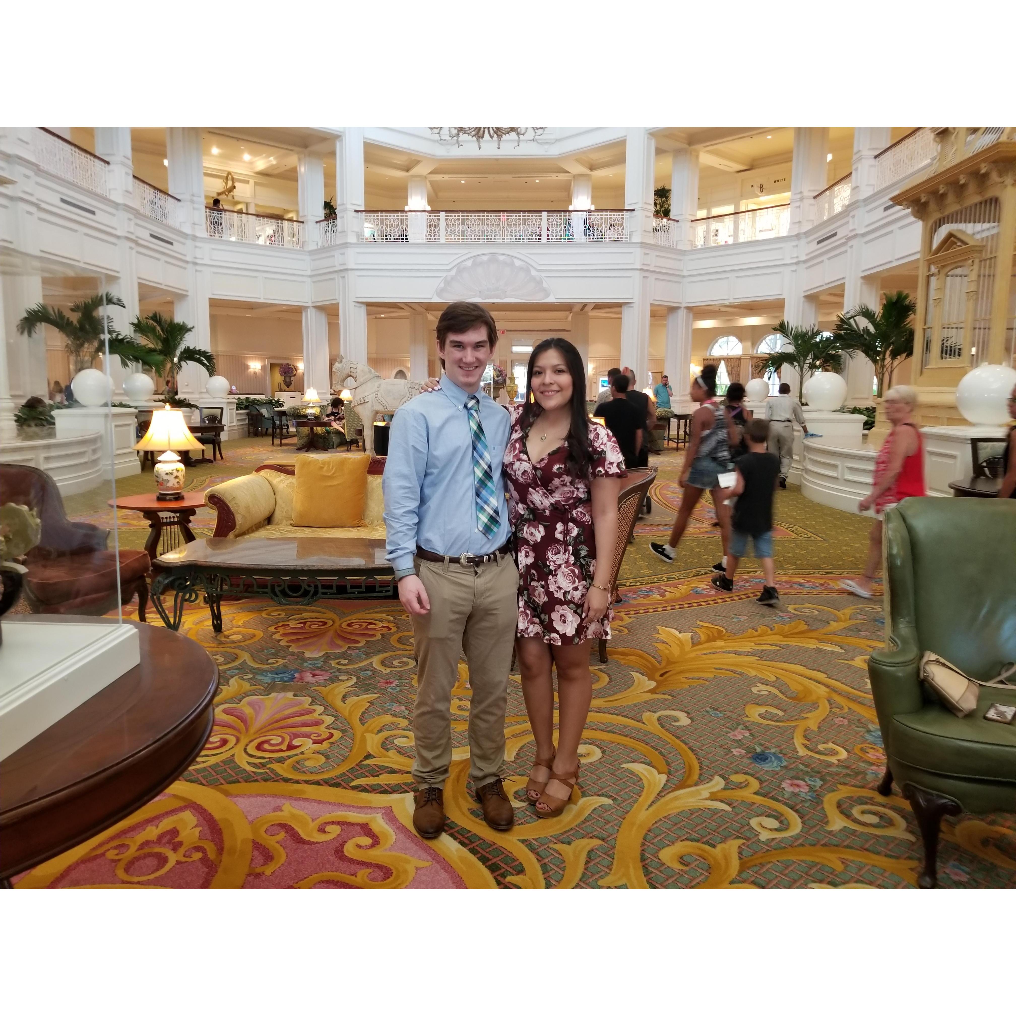At our friends Azalea & Pat's Wedding at Disney - Orlando, FL