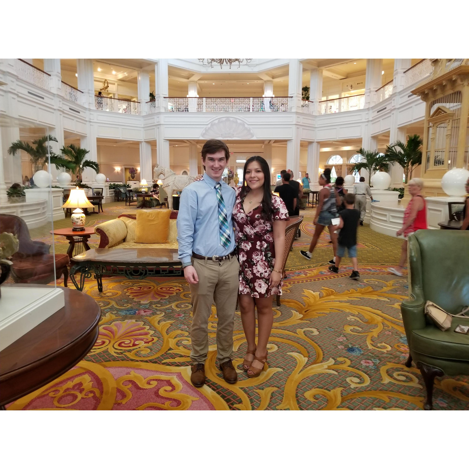 At our friends Azalea & Pat's Wedding at Disney - Orlando, FL