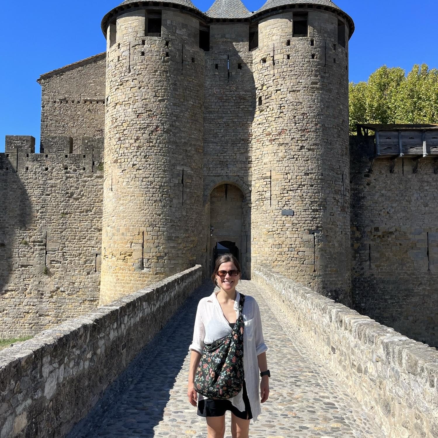 Carcassonne - must be pronounced with heavy French accent.