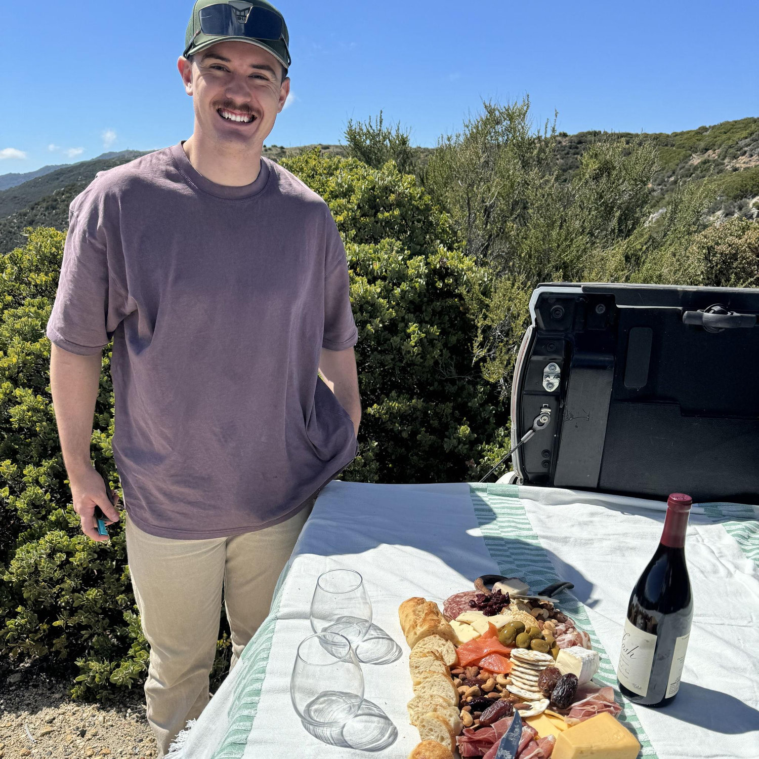 This was when Austin got back from his first deployment to the Philippines, he made the most beautiful charcuterie board!