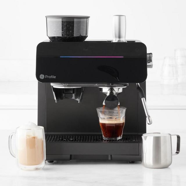 GE Profile Semi-Automatic Espresso Machine, Black