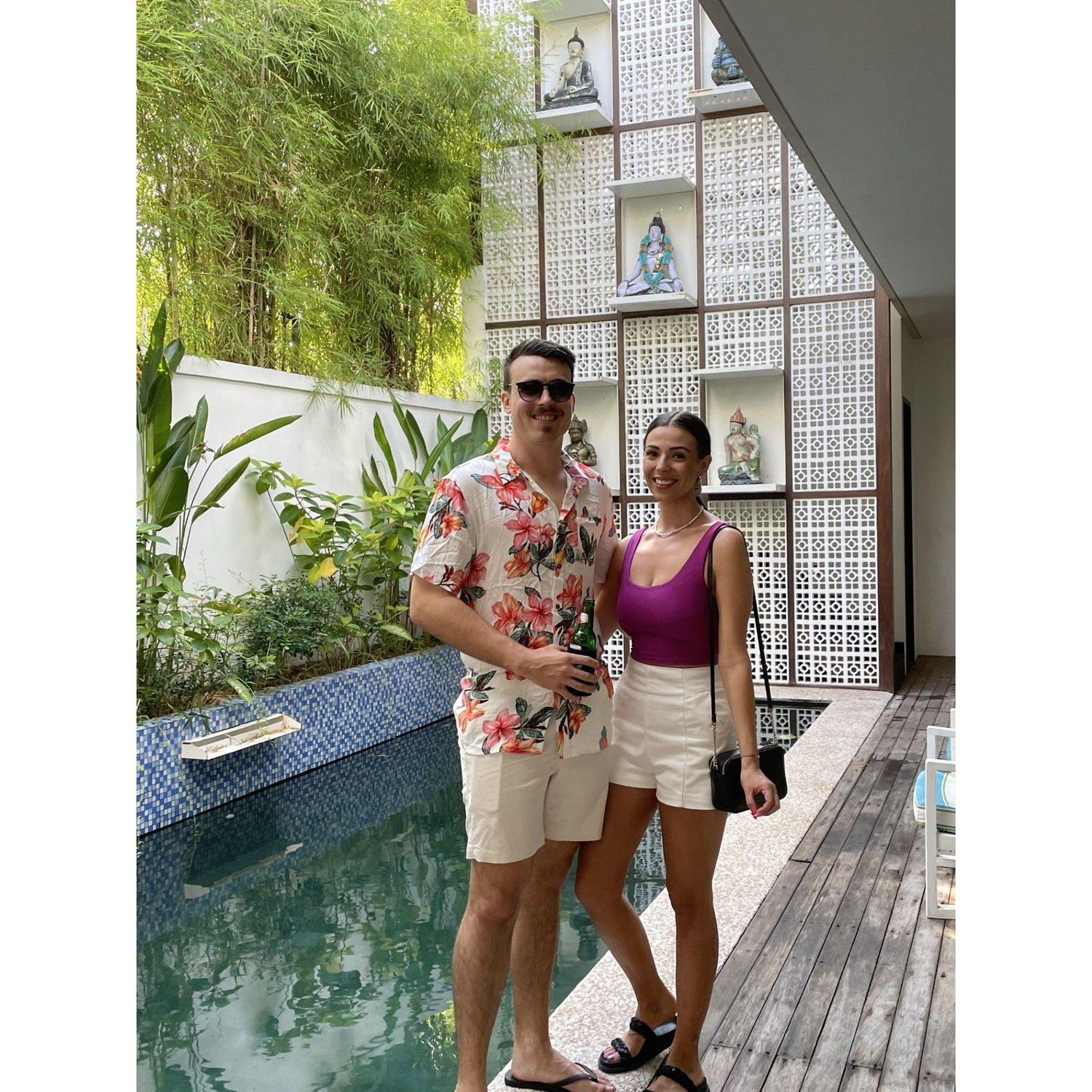 Our first Bali photo together!