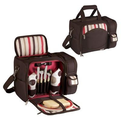 Picnic Time 16pc Malibu Picnic Bag - Brown