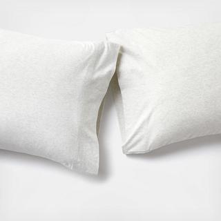 Cozysoft Organic Jersey Pillowcases, Set of 2