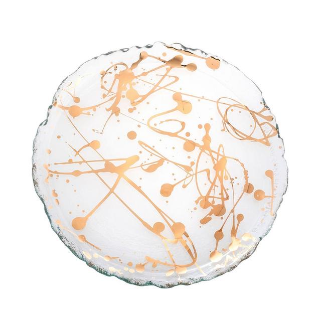 Annieglass Jaxson 24K Gold Small Plate