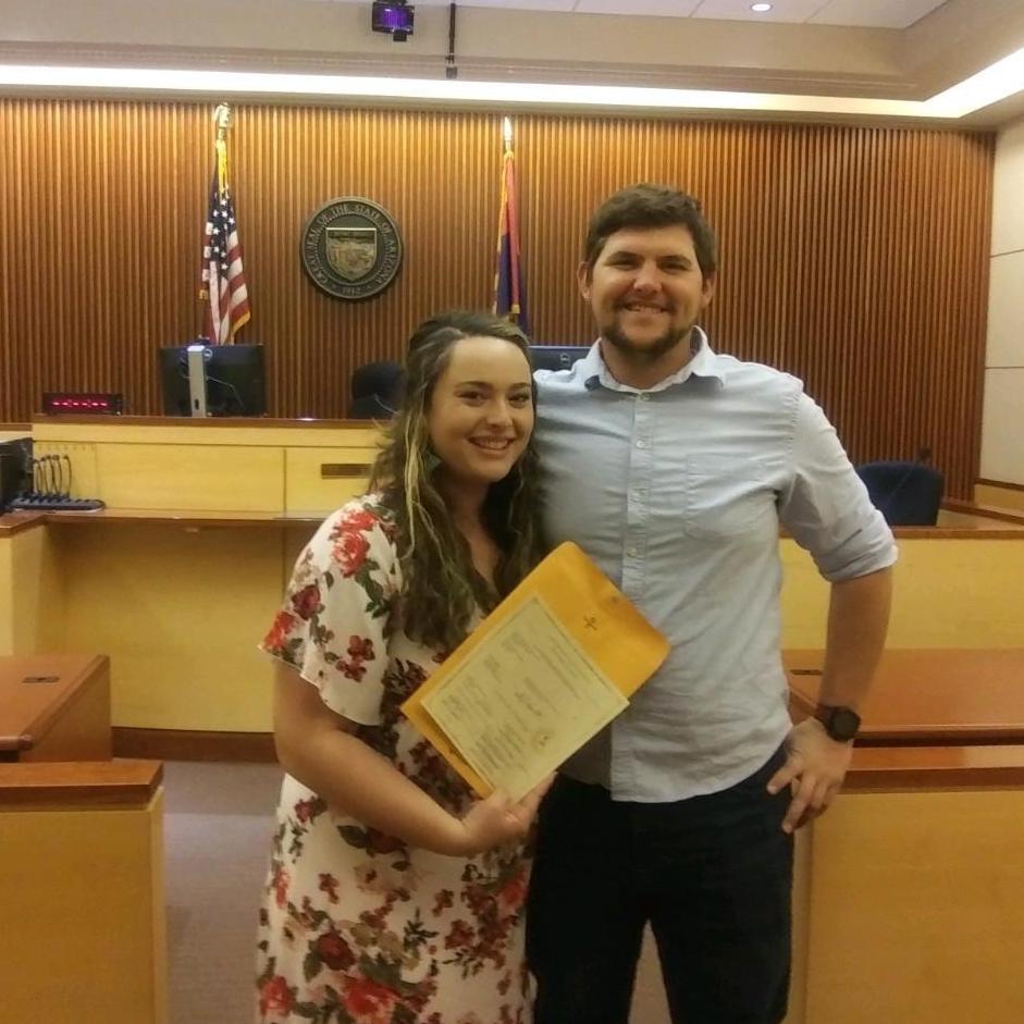 Married at a court house in Arizona! *thank you COVID*