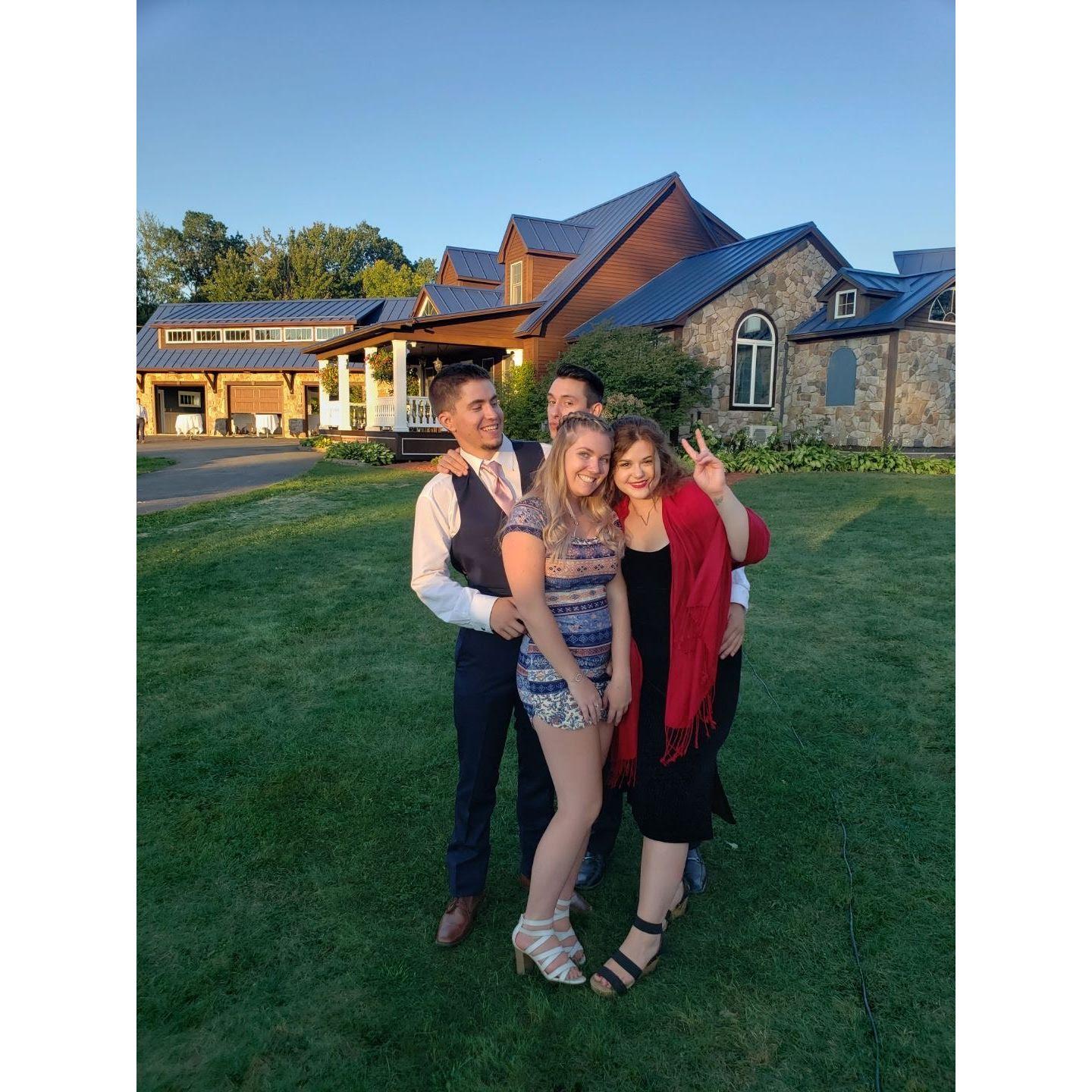 The Powers wedding August 2020.